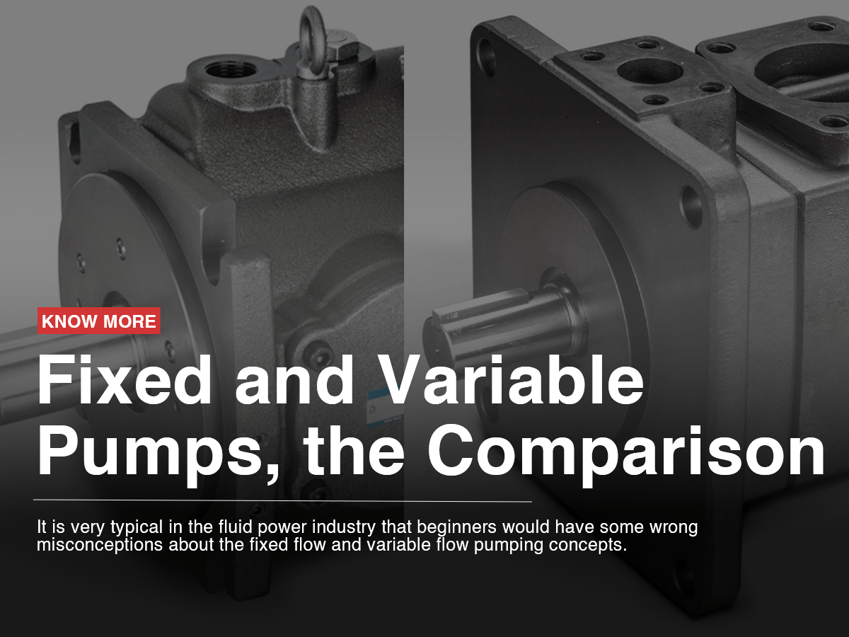 Fixed and Variable Pumps, the Comparison Fixed and Variable Pumps, the Comparison